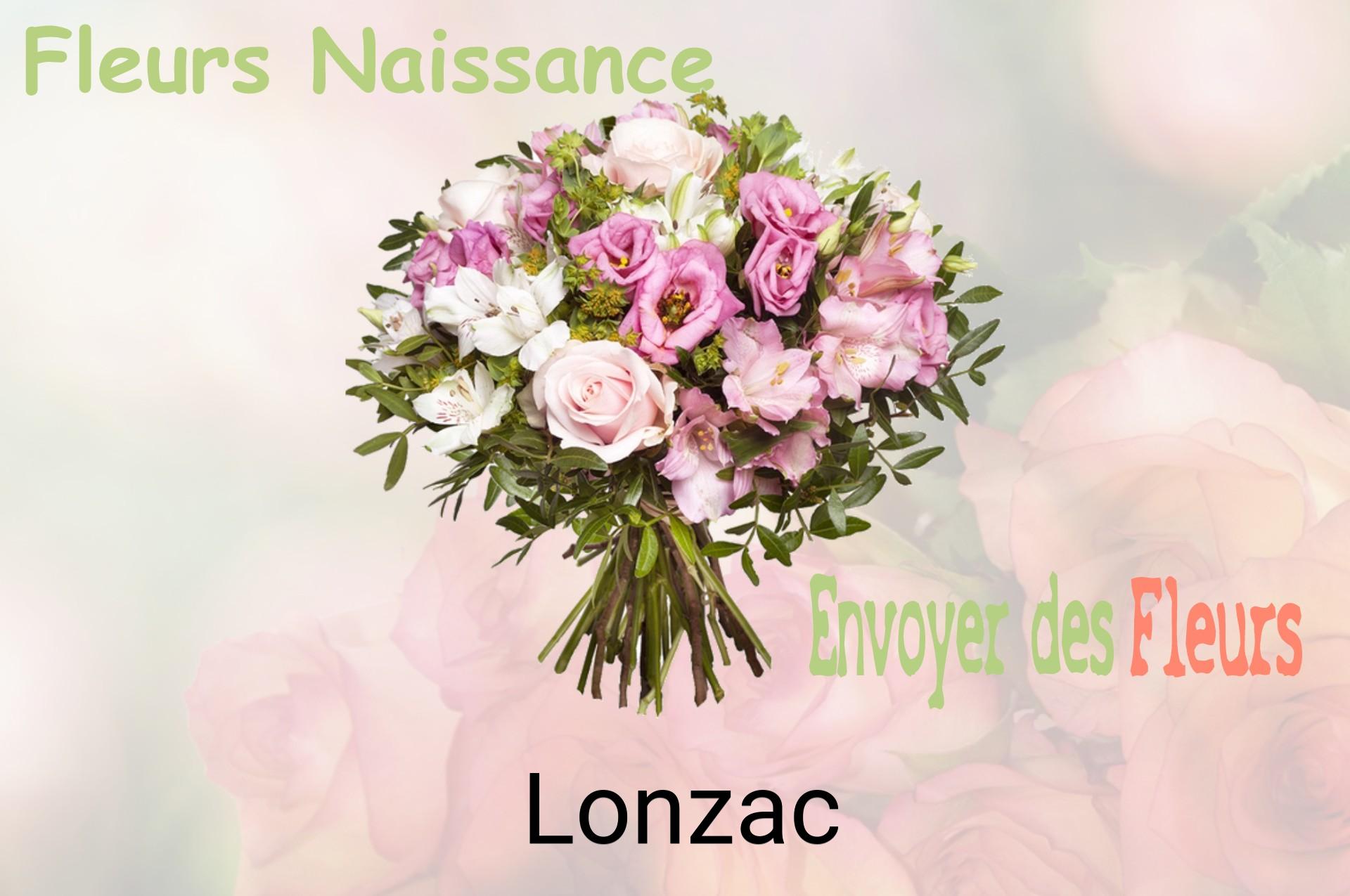 Bouquet de fleurs de naissance livré à Lonzac